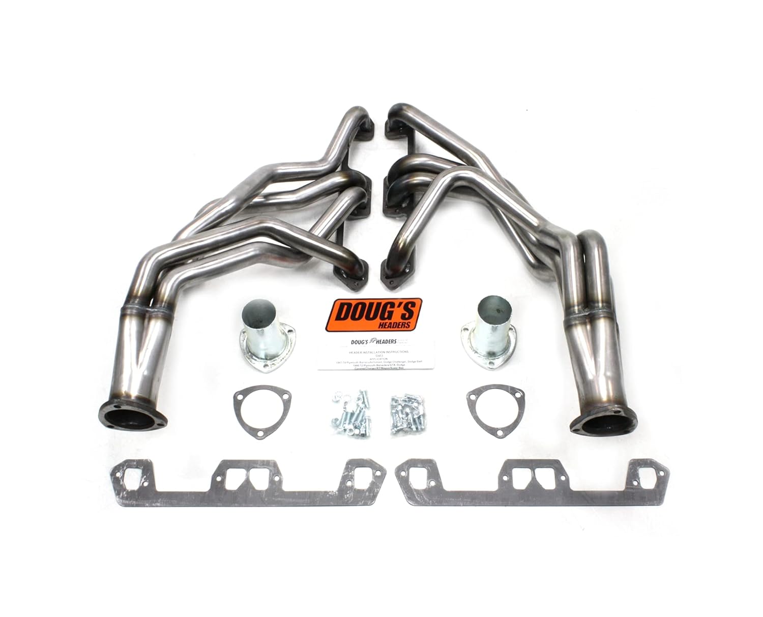 Doug's Headers D453R 15/8" 4Tube Full Length Exhaust Header for
