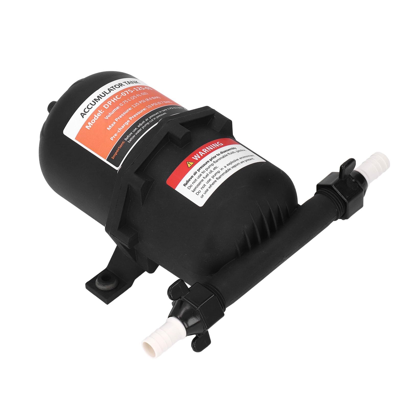 Wohnmobil Akkumulatortank 10 125 PSI 0, 75 L Druckausgleichsbehälter für Wasser Speicher mit 1/2 MNPT Anschluss für Boot und Reiseanhänger