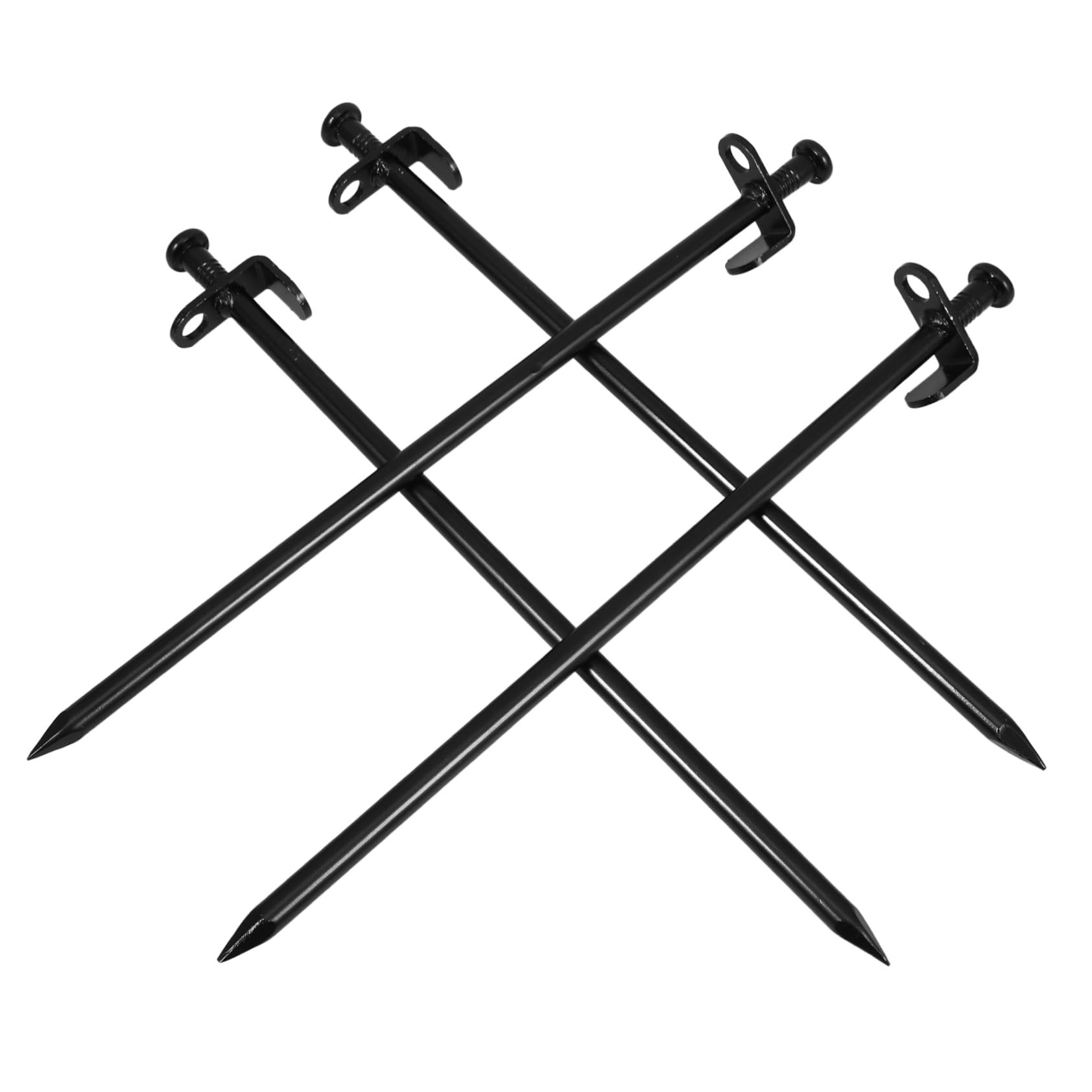 Piquets de fixation de tente pour bivouac et camping en foret