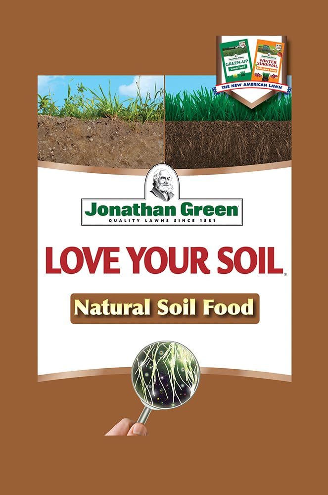 Jonathan Green (12191) Love Your Soil, Soil Food for Lawns in Hard Soils - Soil Amendment for Grass & Vegetable Gardens (15,000 Sq. Ft.)