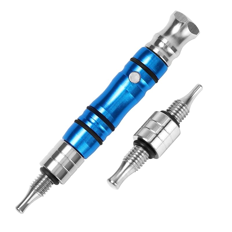 Caneta de impacto para remoção de amassados em carroceria WHDZ com pontas substituíveis, azul
