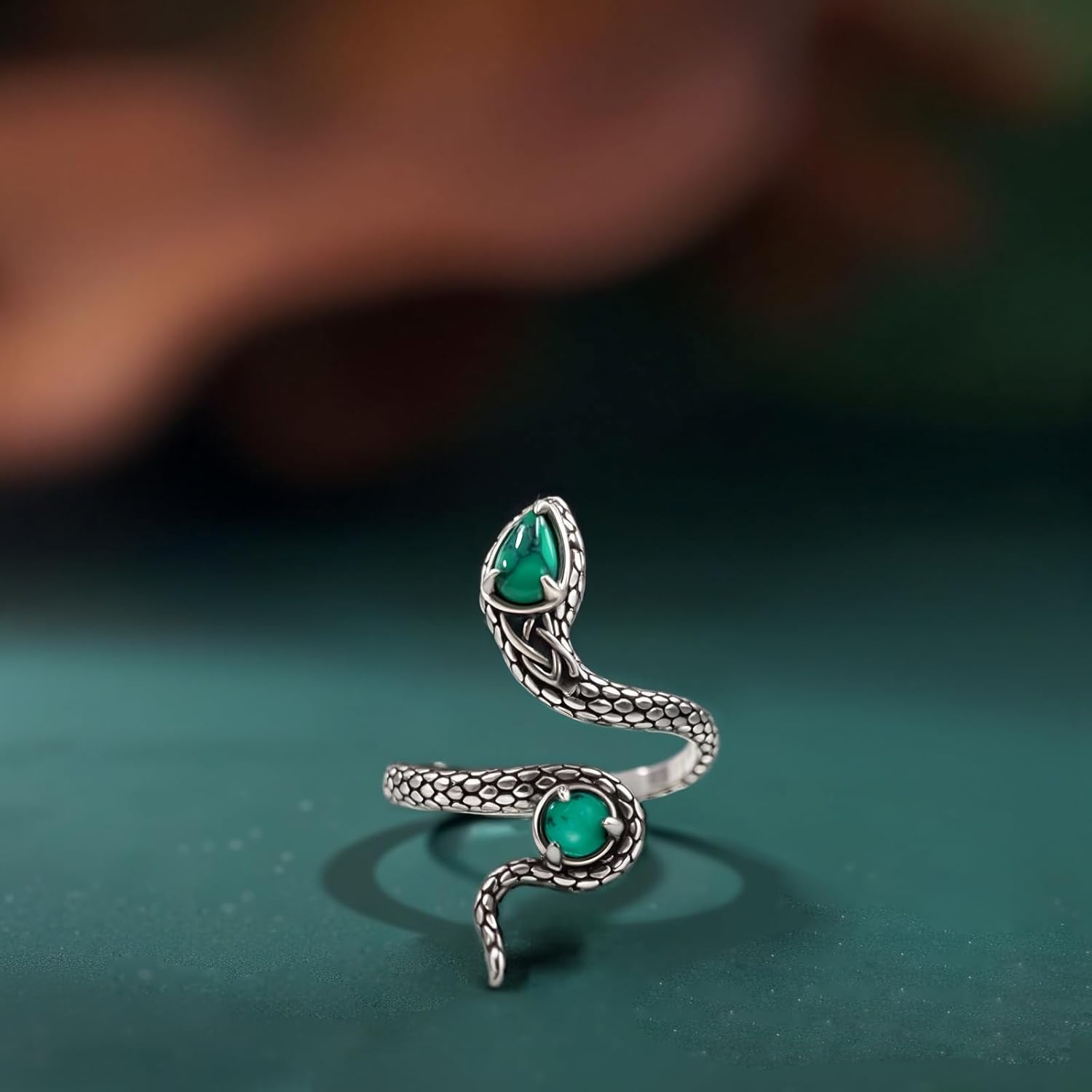 925 Sterling Silver Goat/Black Cat/Shark/Groundhog/Chicken/Rabbit/Snake Ring Animal Rings for Women Jewelry Gifts for Women - Image 3