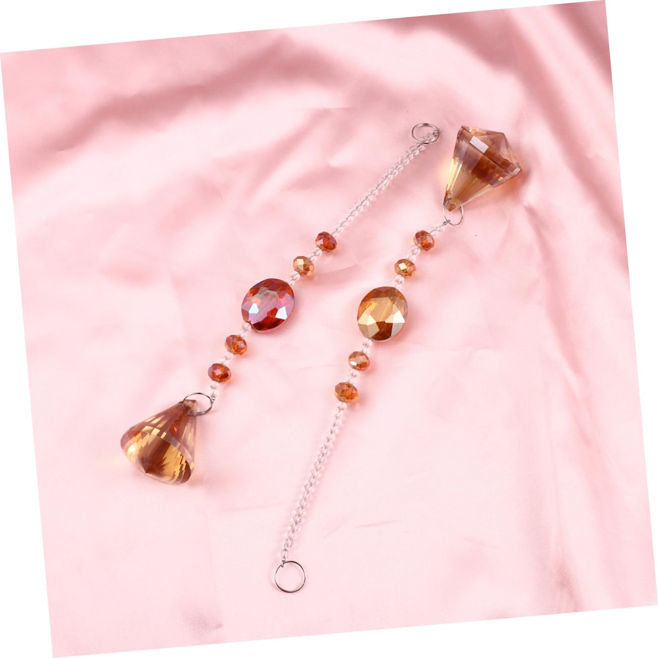 Mikikit Hanging Crystal Ball Prisms Window Suncatchers for Windows Chandelier Beads Wedding Decor Home Decorations