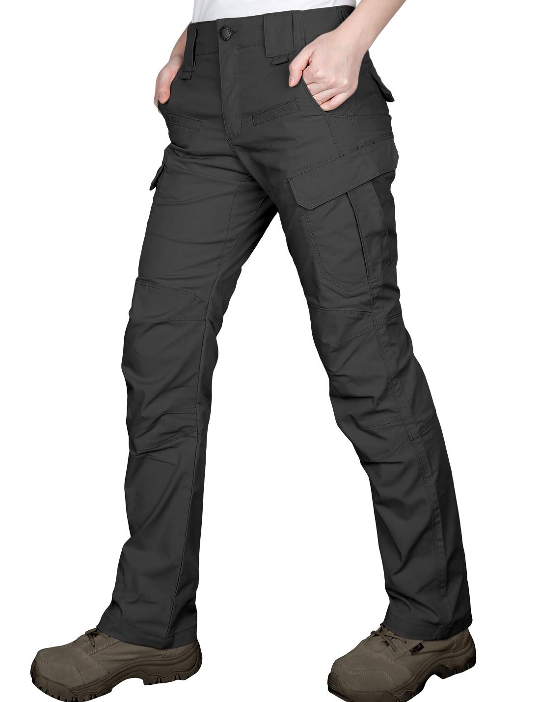 HARD LAND Women’s Mechanical Stretch Tactical Cargo Pants Waterproof Ripstop EMS BDU Pant Lightweight Hiking