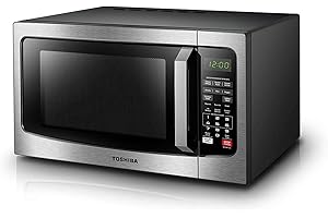 TOSHIBA 1.2 Cu Ft Smart Steam Sensor Microwave Oven with ECO Mode