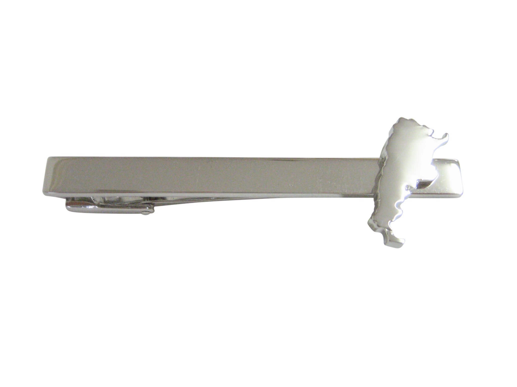 Kiola Designs Argentina Map Shape Square Tie Clip