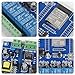 DORHEA ESP32 WiFi 4 Channel Relay Module ESP32-WROOM-32E 4 Channel Development Board AC/DC Power Supply Switch Controller Board for Arduino Smart Home Wireless Control