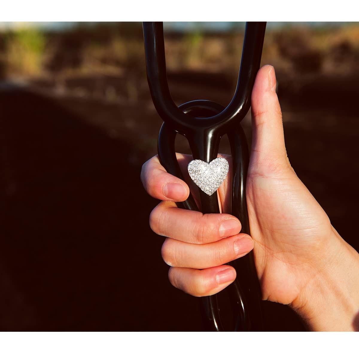 Paquete de 2 dijes de estetoscopio con corazón de chispa, dije de estetoscopio personalizado, dije de estetoscopio de enfermera, plateado para Littman y más (plateado)