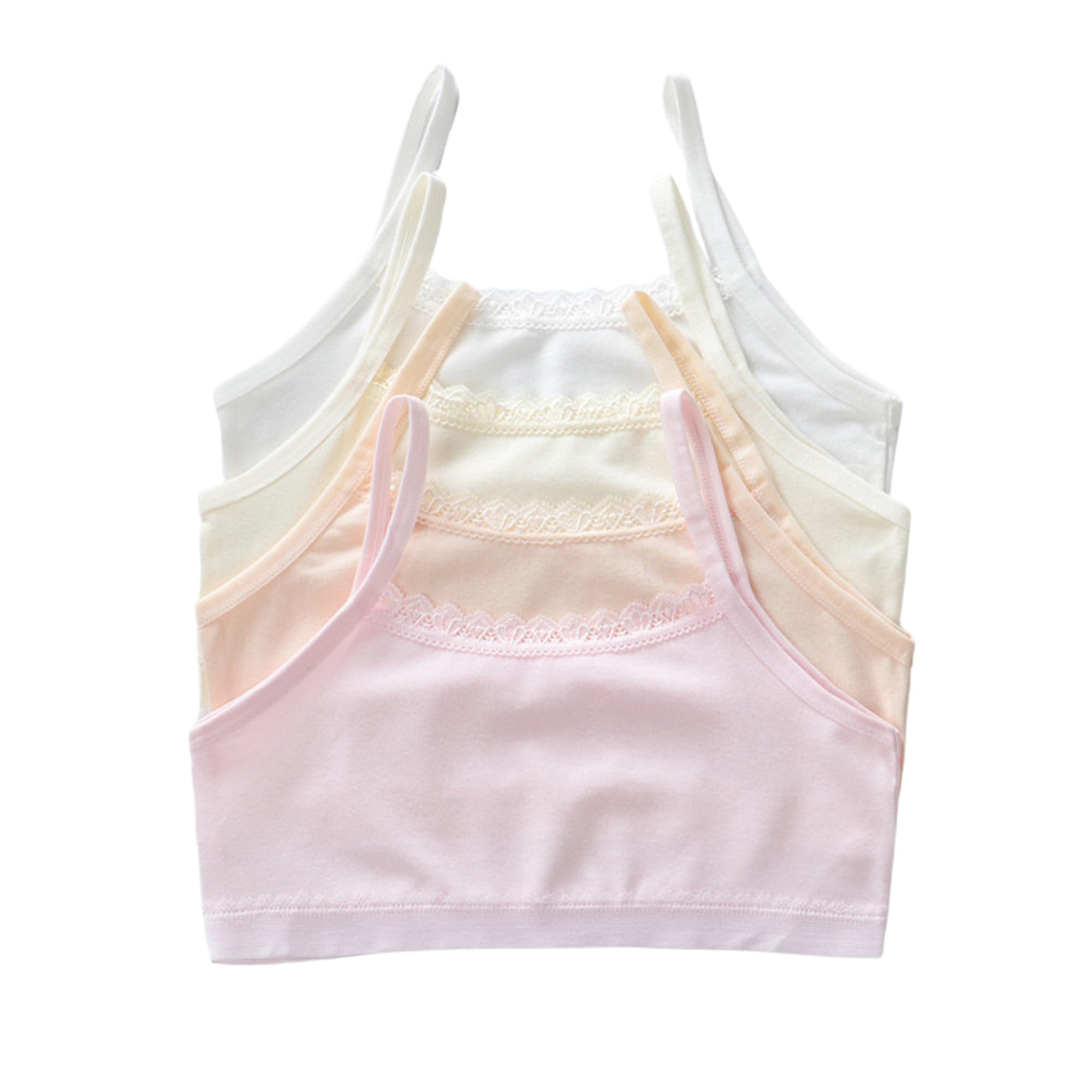 dishki Cotton Half Slip for Girls,Comfortable Strecthy Cotton Comfy-Breathable Beginners Bra & Super Soft Material, Pack of 4-picture-55