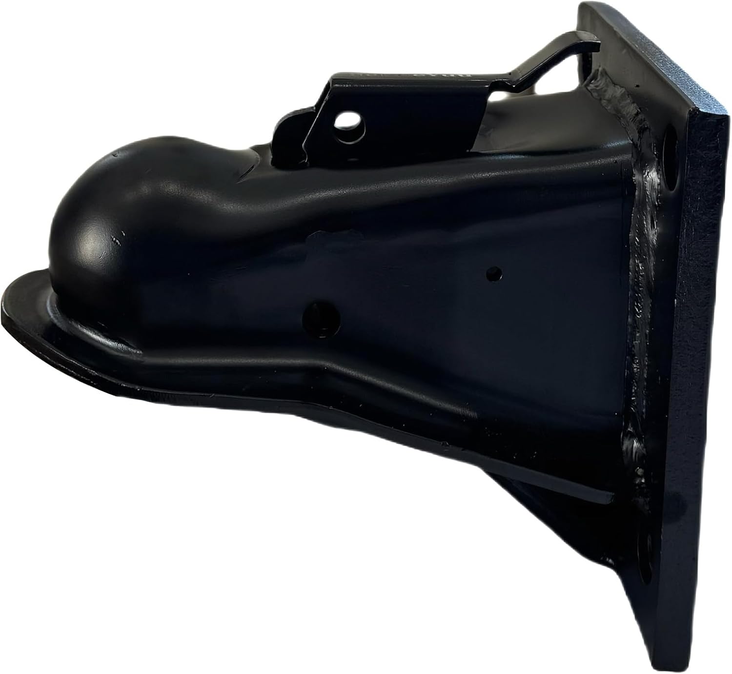 2-5/16'' Hitch Ball Flat Mount Trailer Coupler,14000LBS Capacity, Hardware Black Powder Coat Finish, 5/8 Grade 8 Bolts Included - Image 6