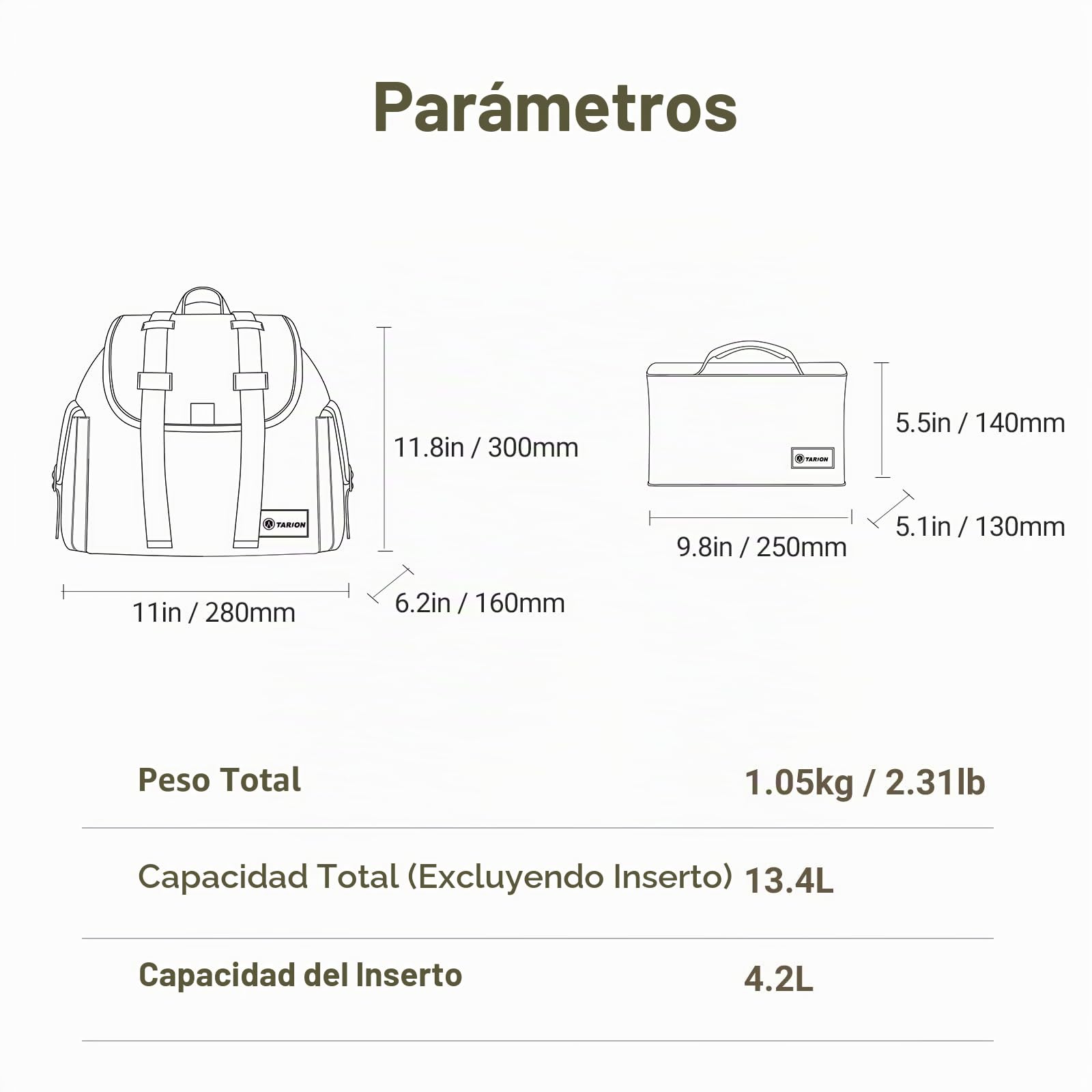 TARION Michael Mochila para cámara Unisex adulto (Pack de 1)