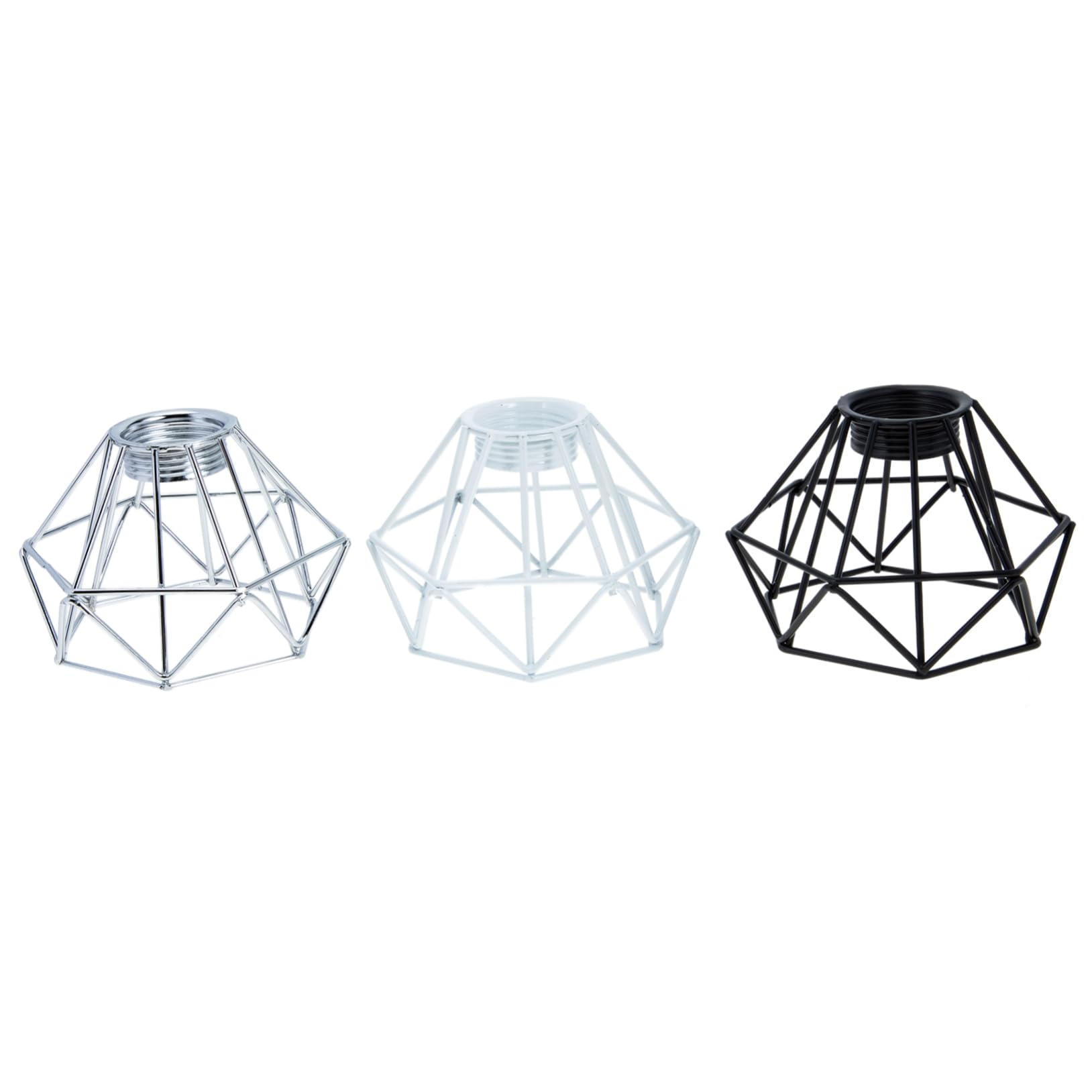 3pcs Hollow Unique Diamond Lampshades for Ceiling Light Decor