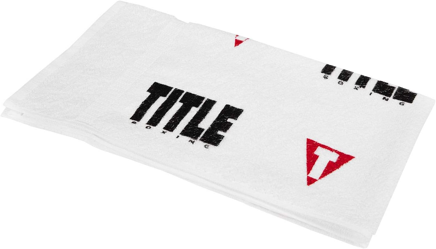 Title Boxing Premium Printed Corner Towel, White - Boxing Corner Equipment, 25' x 16' Cotton Terry Cloth