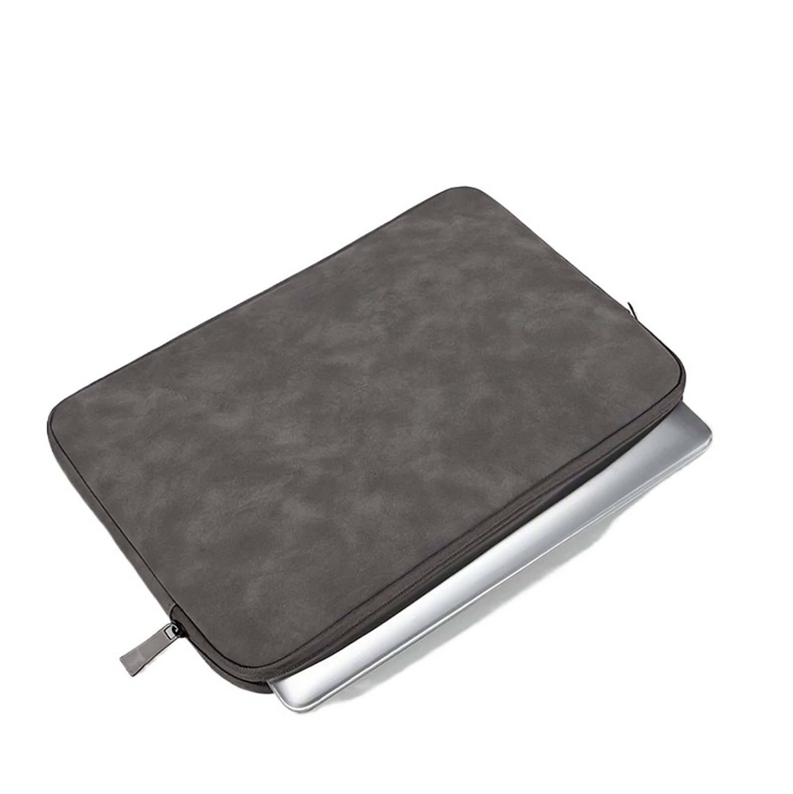 Housse ordinateur anti rayure étui fin cuir PU gris 14 15.4 pouces - 8