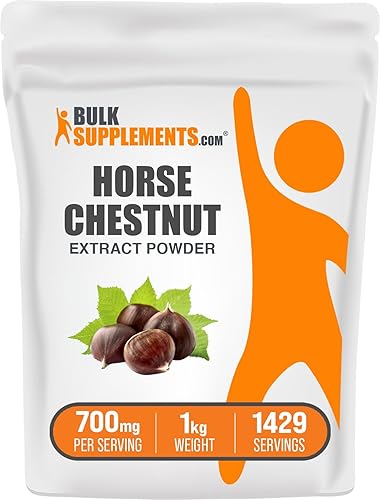 Miniatura 10 de BulkSupplements. com Extracto de castaño de indias en polvo, suplemento de castaño de indias, extracto de semilla de castaño de indias, a base de