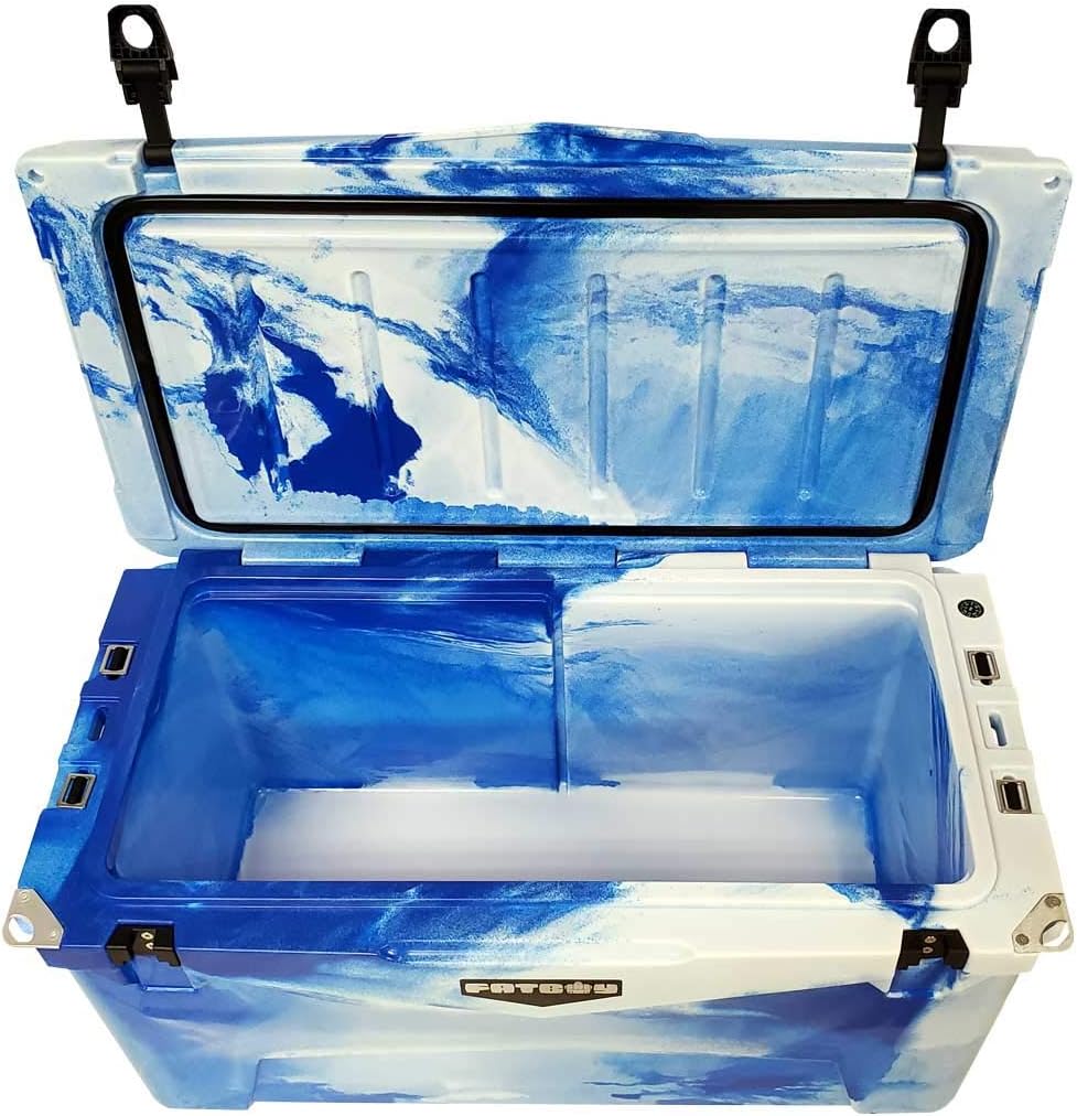 Fatboy 75 Quart Roto Molded Hard Sided Cooler (Marine Camo)