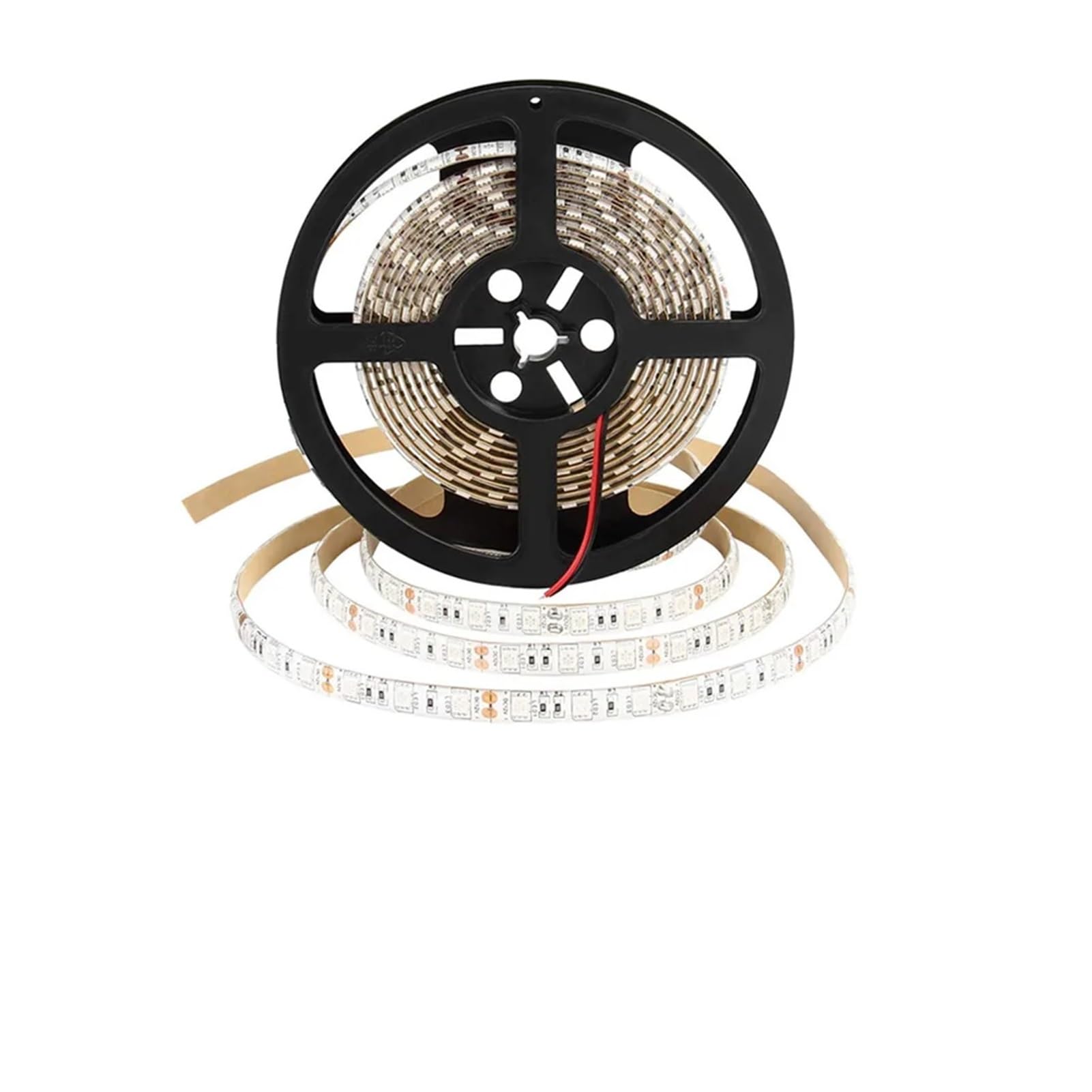 AQXYYWEI LED DC 12V 24V Warm White 5 Meter Waterproof Flexible Light Stripe 60LED/ Tape Luces Lamp Ribbon Tv Backlight(IP65 Waterproof,RGBWW_5M_DC 24V)