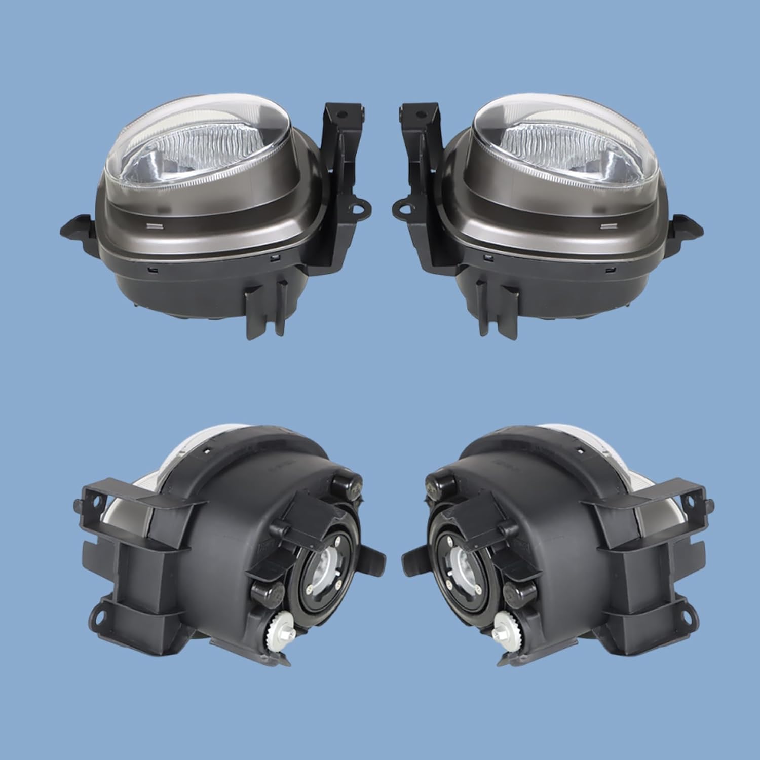 WFLNHB Fog Lights Replacement for 2007 2008 2009 Lexus ES350 Front Bumper Chrome Fog Light Left & Right Side LX2592108 LX2593108