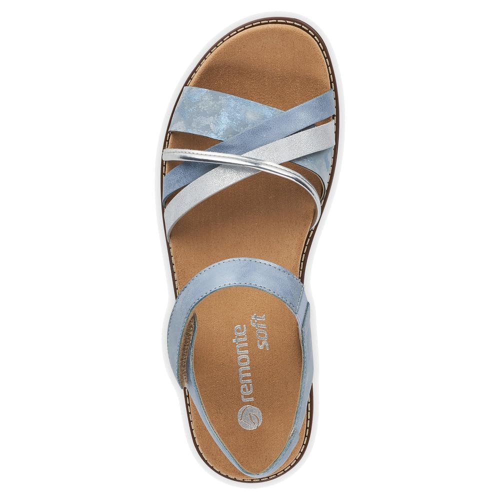 Remonte Damen Riemchensandalen D2058, Frauen Sandalen,lose Einlage