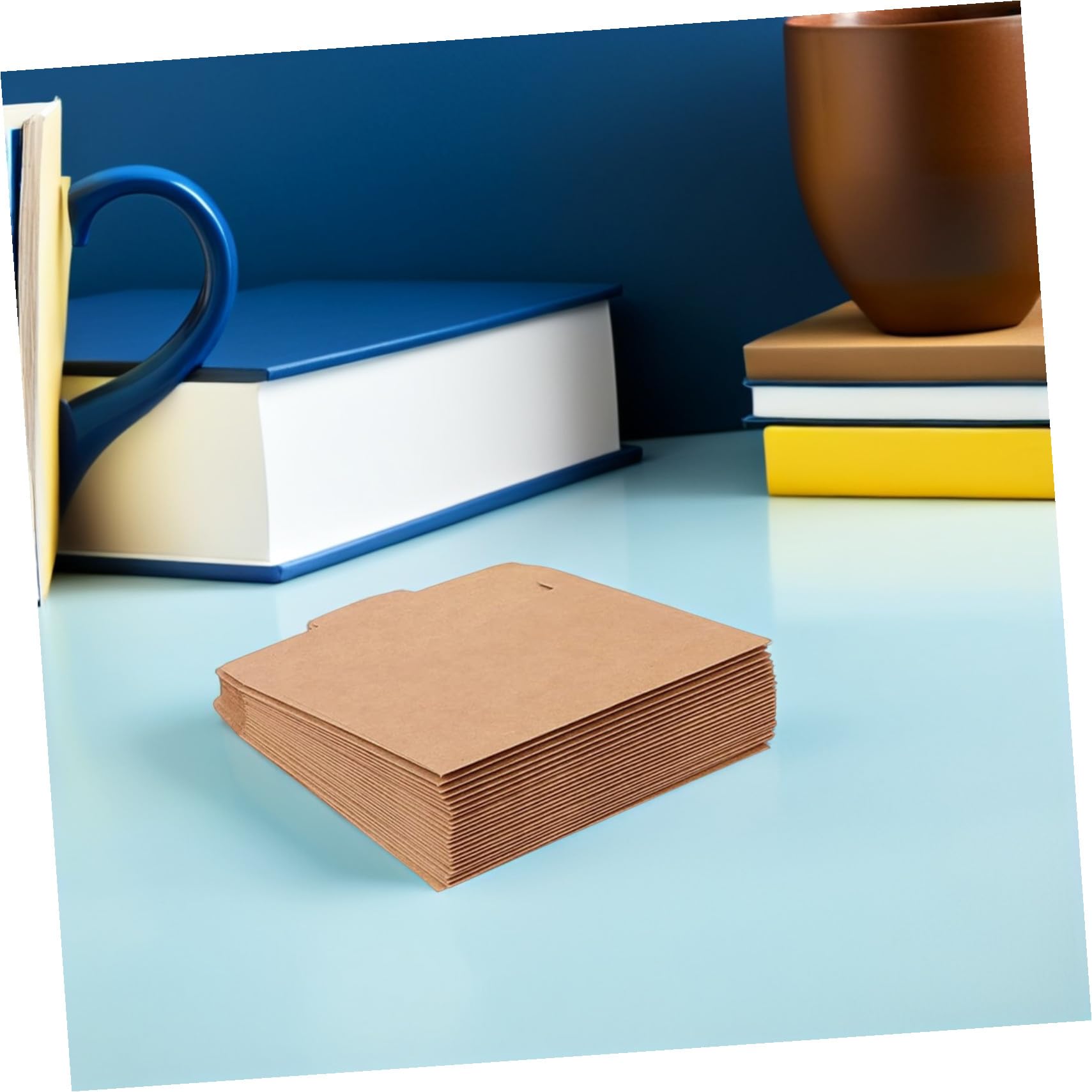 SOLUSTRE Buste CD in Carta Kraft Marrone 50 Pezzi per Imballo | Formato Buste Spedizione, Carta Marrone Naturale, Adatte a File e Cartoline, Confezione da 50 Pezzi