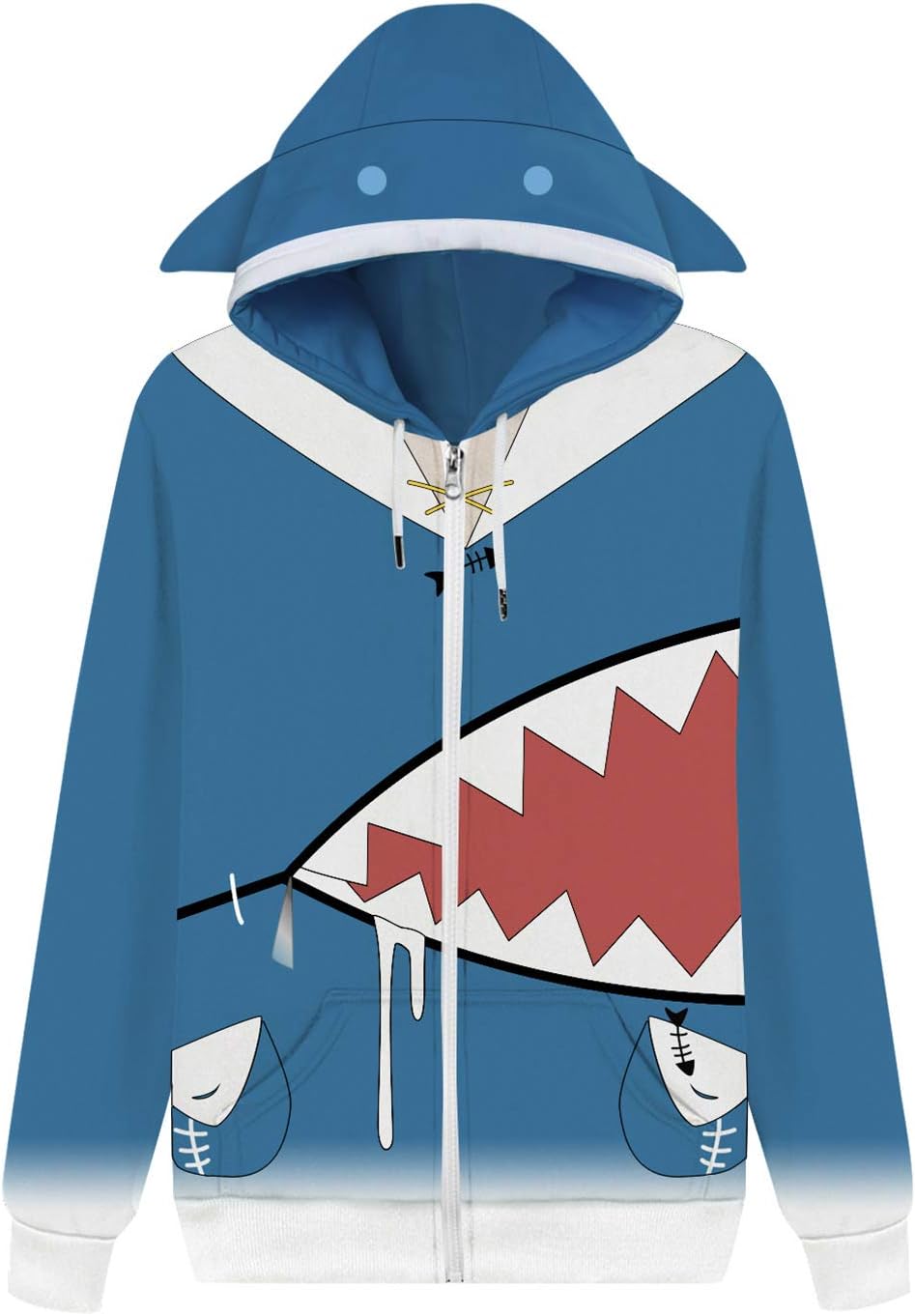 VTuber Gawr Gura Cosplay Hoodie with Shark Hat Egypt Ubuy