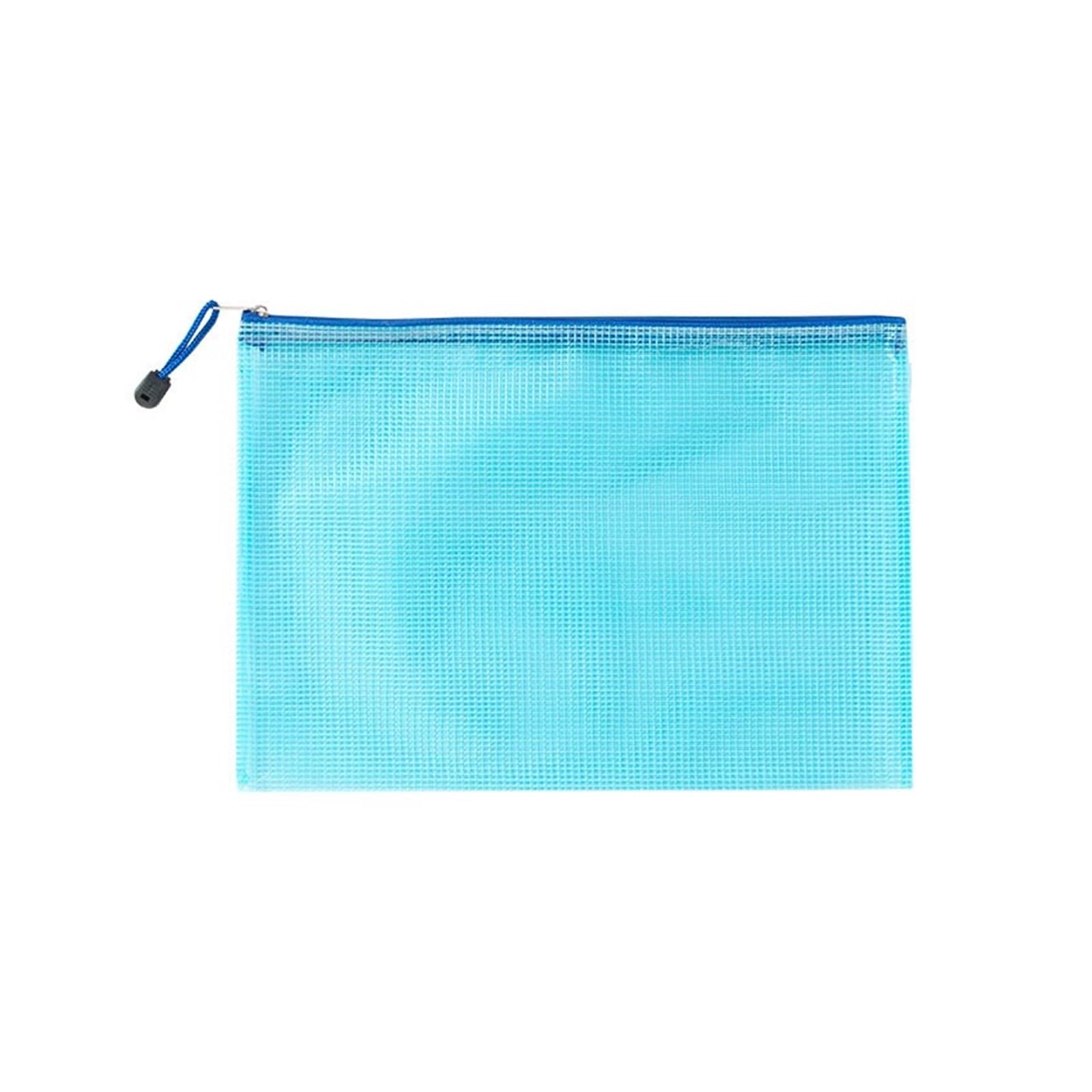 Borse con zip a rete Borsa con cerniera in rete Borsa con cerniera in rete Borsa for documenti in plastica multiuso for riporre gli elettrodomestici da viaggio for ufficio e casa(Blue,A5 (23.5CMX17CM)