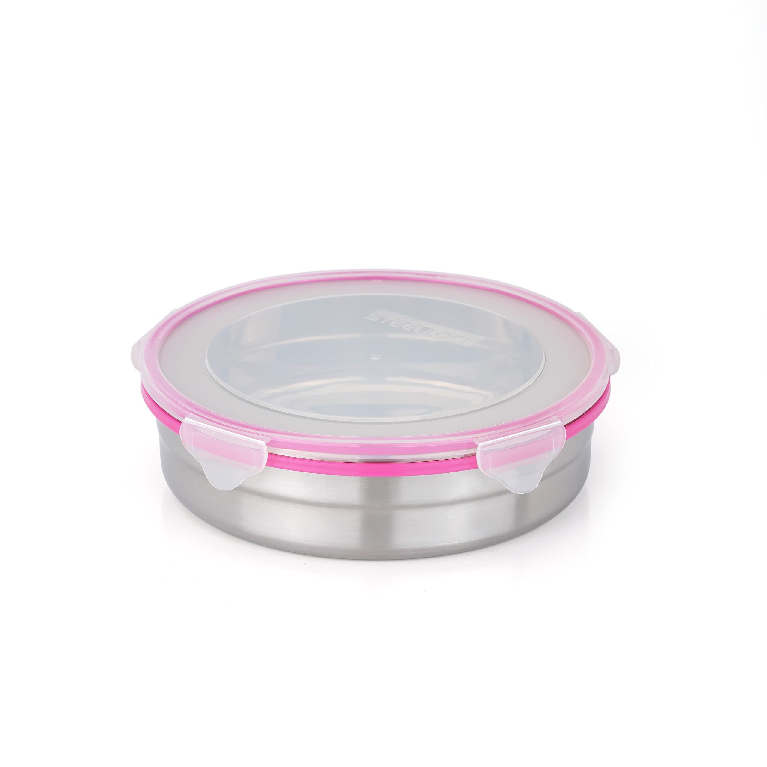STEELLOCK Airtight Stainless Steel Containers for Kitchen – Food Storage Containers with Lids Leak Proof For Fridge Office Kids School (1150ml, Pink, Pack of 2, SL-1402) (B0BXHPX2WV) Amazon Price History, Amazon Price Tracker