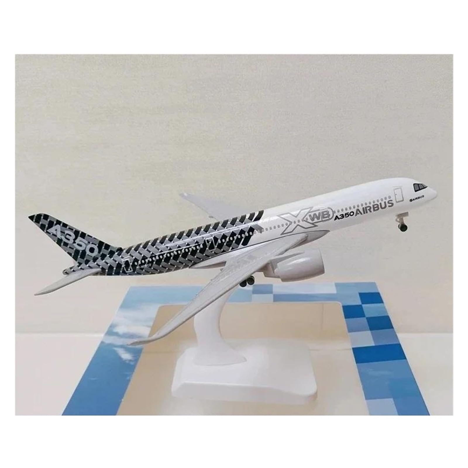 Aviones a Escala 20 CM para A350 350 Airlines Modelo de avión Modelo de avión Aleación fundida Aviones de Metal Decorar Oficina Adecuado para exhibición