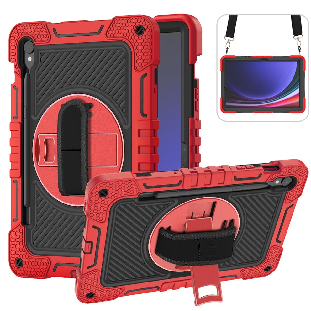 Coque Samsung S10 Lite antichoc rouge protégeant l'écran des chutes avec porte-stylo