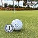 Ball Tatt - Golf Ball Stamp - Self-Inking Marker - Quick-Dry Permanent Marking Tool, No Leaks or Refills, Reusable with J Initial Golf Ball Marker - Ideal Gift for Golfers, Dads, Retirement (Blue)