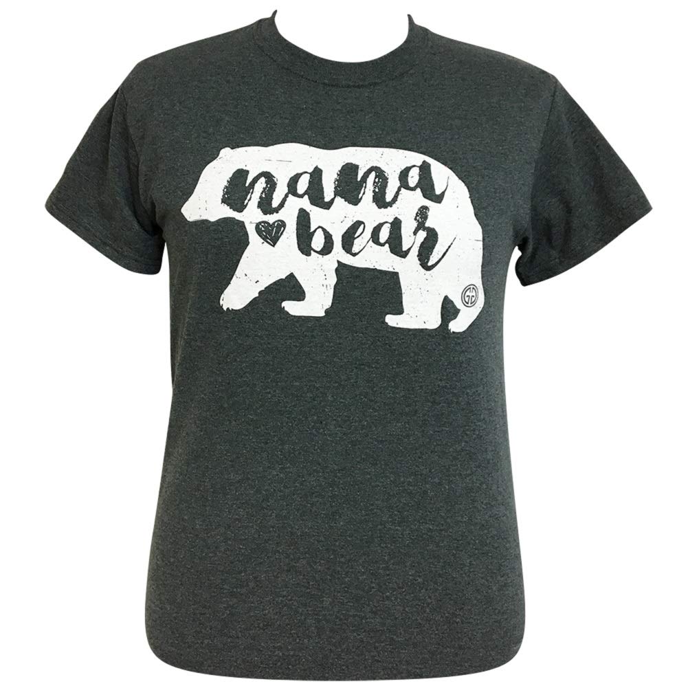 Nana Bear Dark Heather Short Sleeve Tee