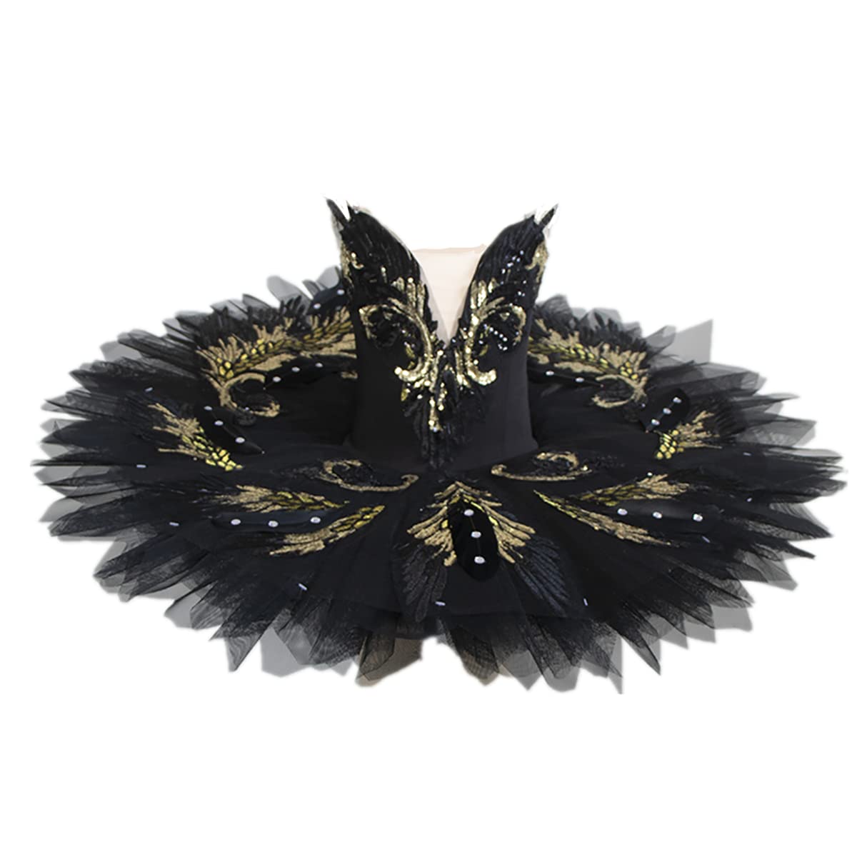 MTPLOP Swan Lake Performance Costume Ballet Dress White Sarong Competition Tutu Kids Adult Ballet Puffy Skirt