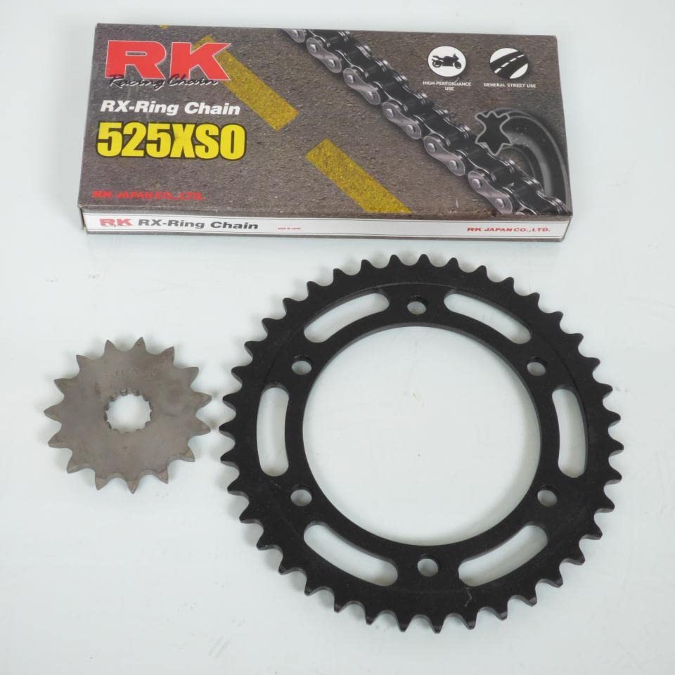 Kit cadena Francia equipo para moto Kawasaki 650 W 1999 a 2003 15 x 39 pasos 525XS0/1860611-1