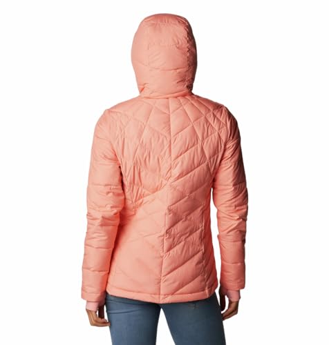 Image of Columbia Women's Omni-Heat Reflective Heavenly Hooded Hiking & Trekking Down Standard Length Jacket
