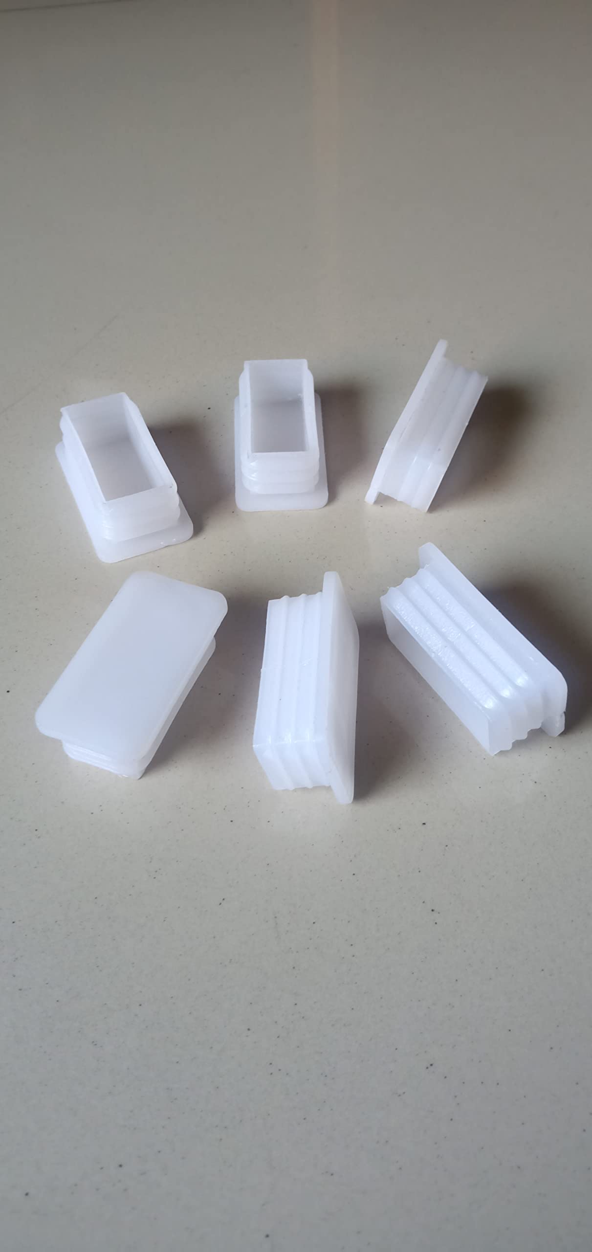 Infinite tech Plastic End Cap 4 nos for Rectangle Pipe Size 1x 2 inch for Inner use Insert Cap Size 24 x 48 MM for end Safety Suitable for Pipe Base Protection Available in White Color (B09GBB2P43) Amazon Price History, Amazon Price Tracker