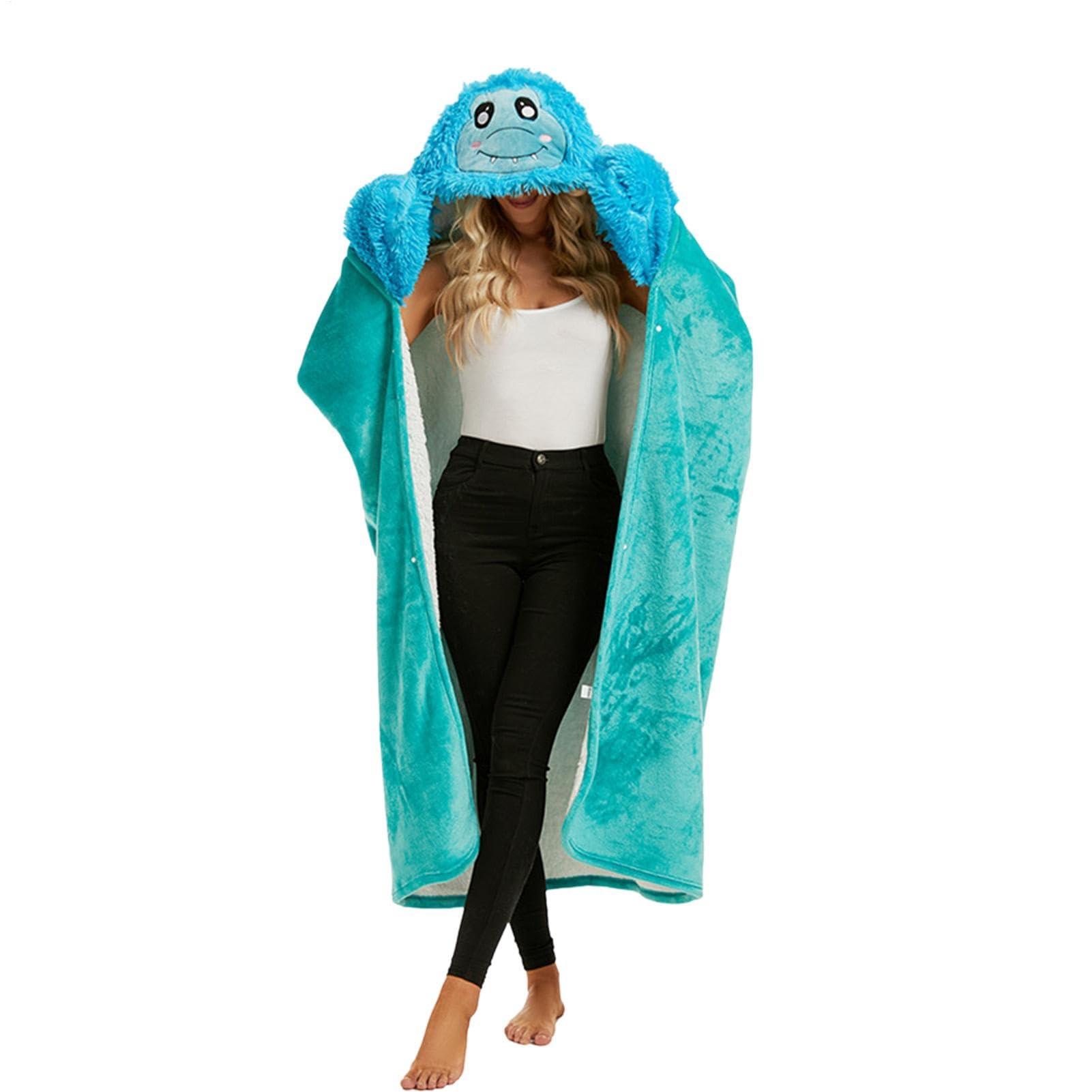 Couverture portable pour femme idéale pour cocooner au chaud en hiver