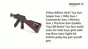 Zillion Billion Ak47 Toy Gun Sniper Gun / Rifle Gun