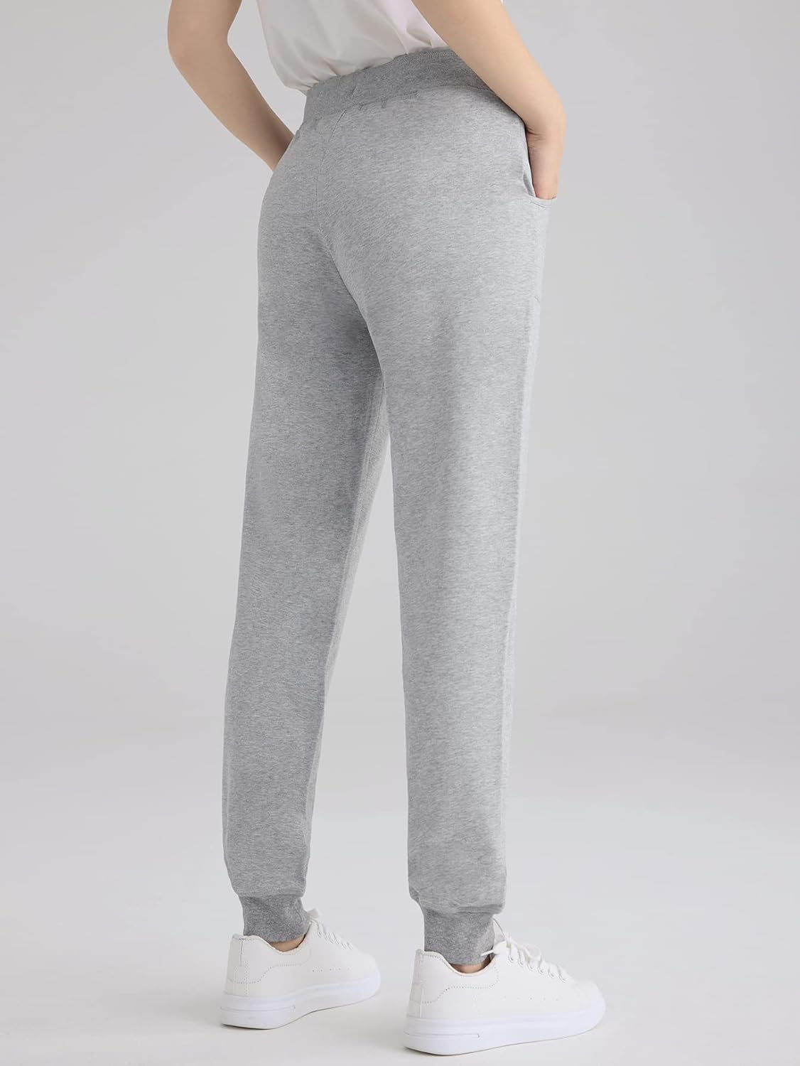 Weintee Women's Cotton Jersey Pocket Joggers - Image 3