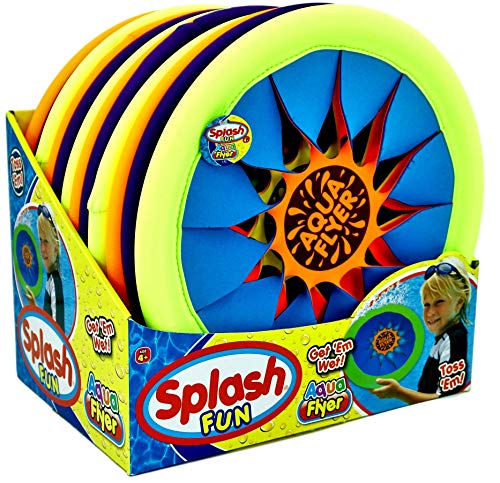 JA-RU Splash Fun Soft Flying Disc (12 Water Flyer) Gliding & Flying Saucer Kids Outdoor Toys. Beach Essentials, Pool Games, & Summer Toys. Dog Backyard Play Equipment. 1031-12p JA-RU Splash Fun Soft Flying Disc (12 Water Flyer) Gliding & Flying Saucer Kids Outdoor Toys. Beach Essentials, Pool Games, & Summer Toys. Dog Backyard Play Equipment. 1031-12p
