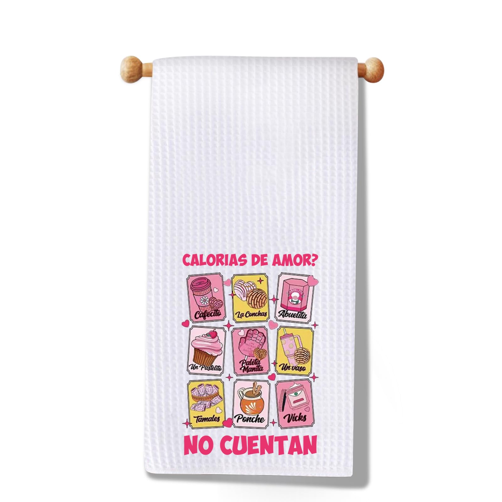 Serviette Conchas mexicaine Pan Dulce et Cafecito pour déco de cuisine