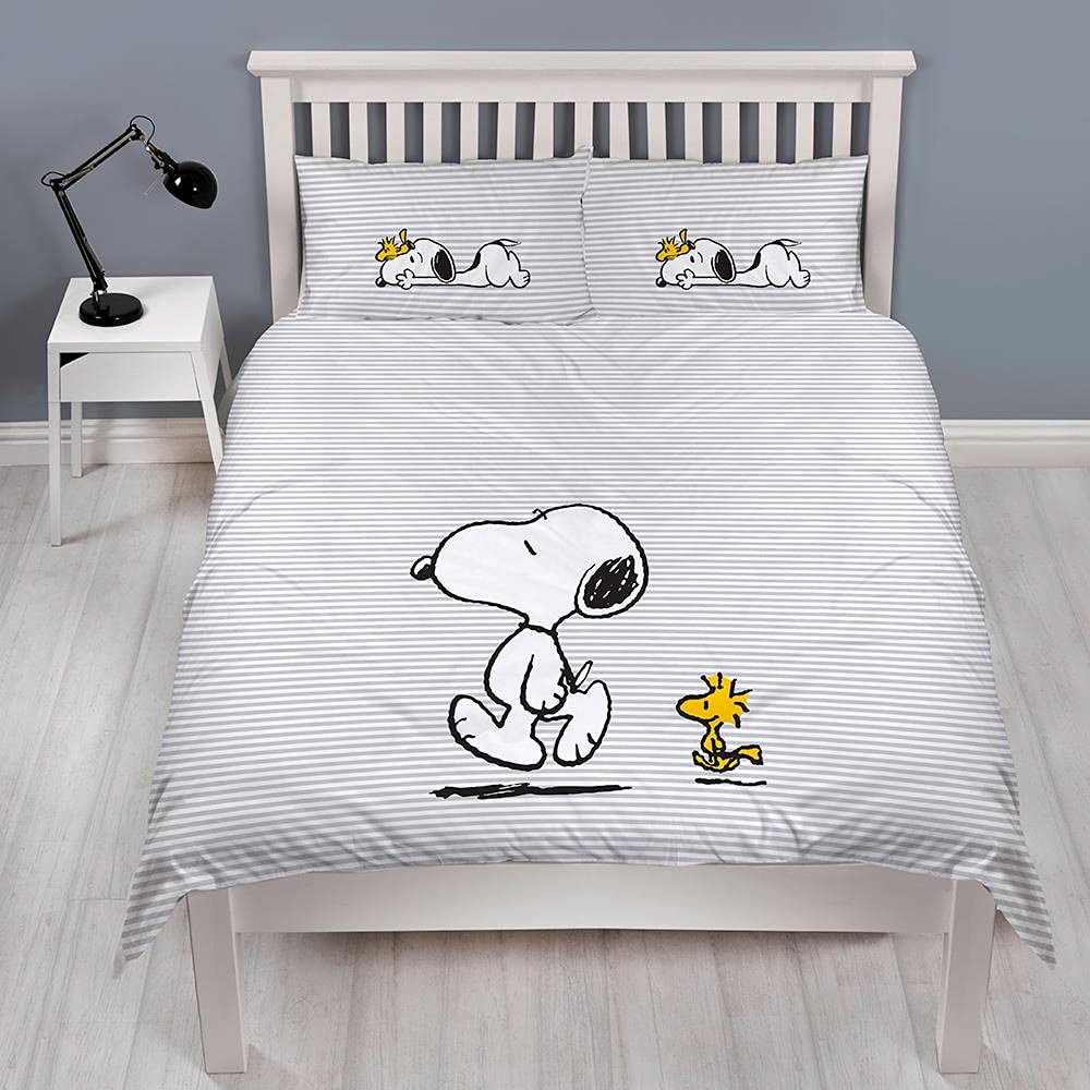 Copripiumino Singolo Orso Paddington | Reversibile 2 Motivi | Con Federa | Grigio In Policotone - Foto 5