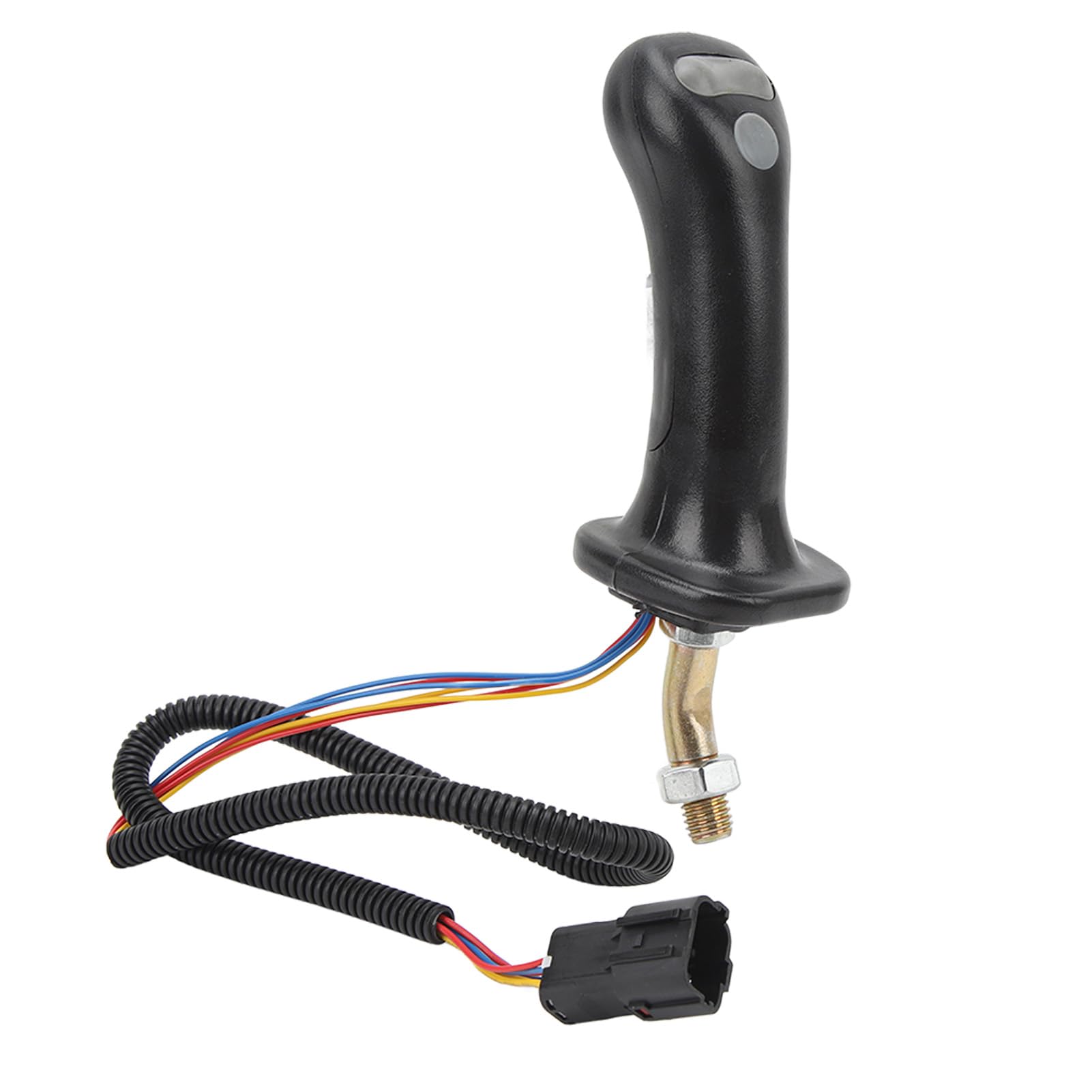 Kit de Manette de Jeu, Poignées de Manette de Pelle en Alliage d'aluminium à 3 Boutons, Installation Facile pour Doosan DH DX150 215 225 300 370‑9C