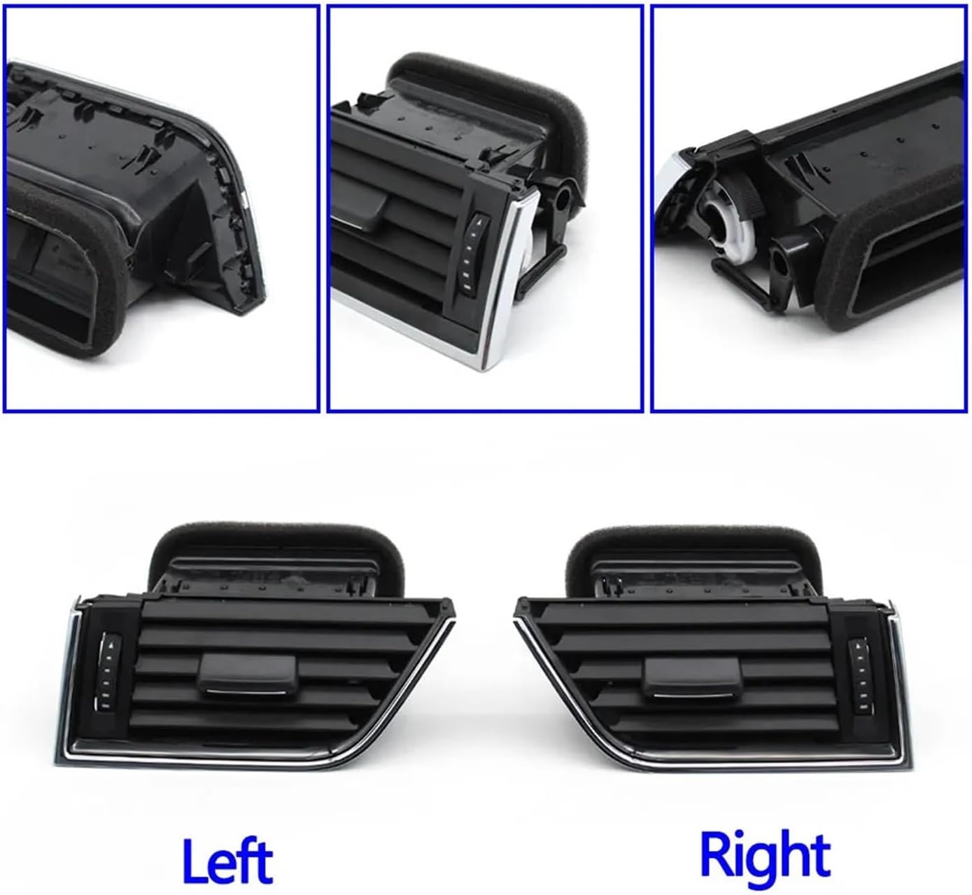 Fit For Skoda Fit Fit Octavia 3 A7 5E MK3 Dashboard Front Rear Vent Grille Outlet Assembly 2015-2021 5E0820951CZLL,5E0819702,5ED819203(Right 1PC)