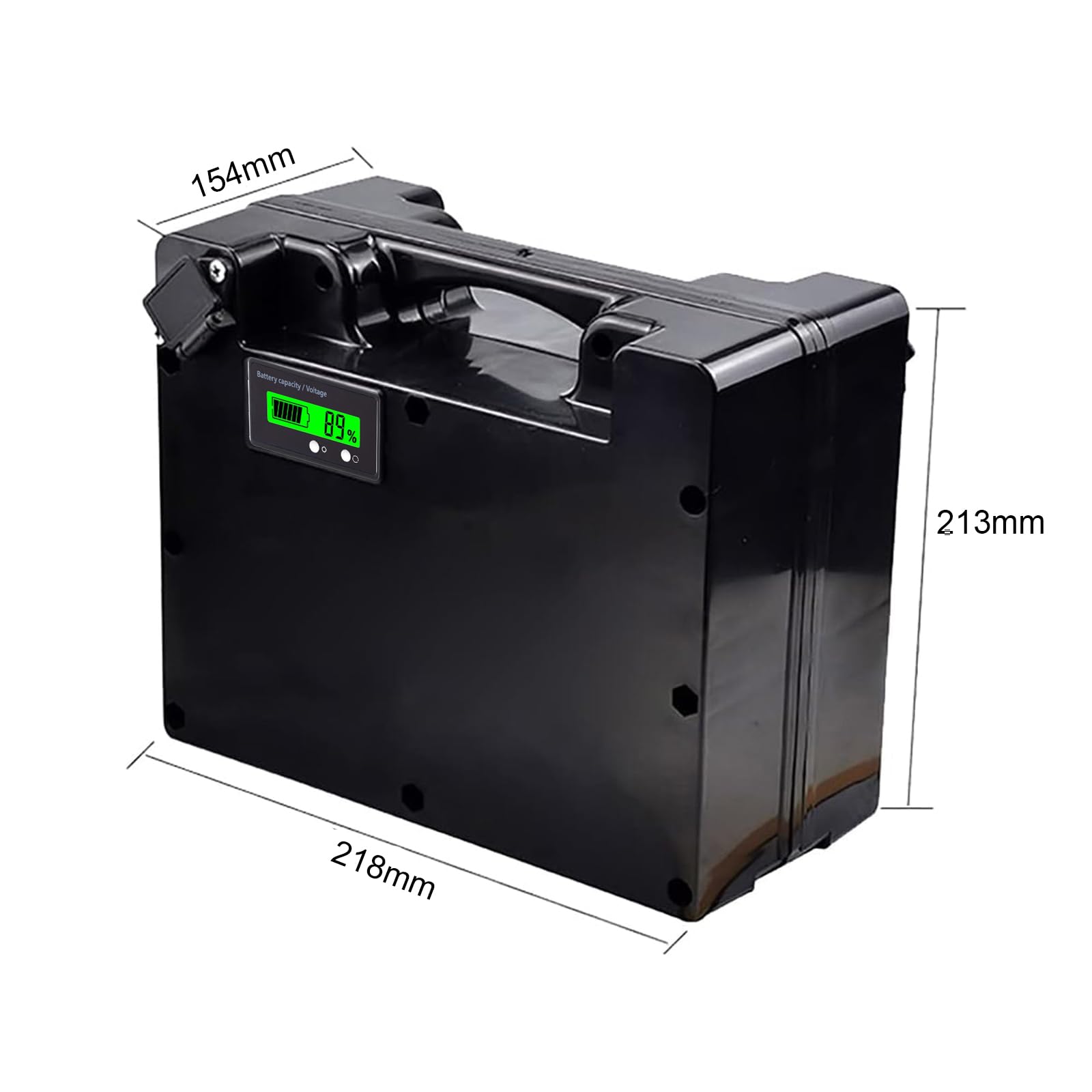 LIEOWYD Lithium Battery 24 Volts Electric Wheelchair Battery 10AH 12AH 15AH 20AH 25AH 30AH 35AH 40AH 45AH 50AH 55AH 60AH 65AH 70AH with Charger Anderson Plug Power Display,24v60ah