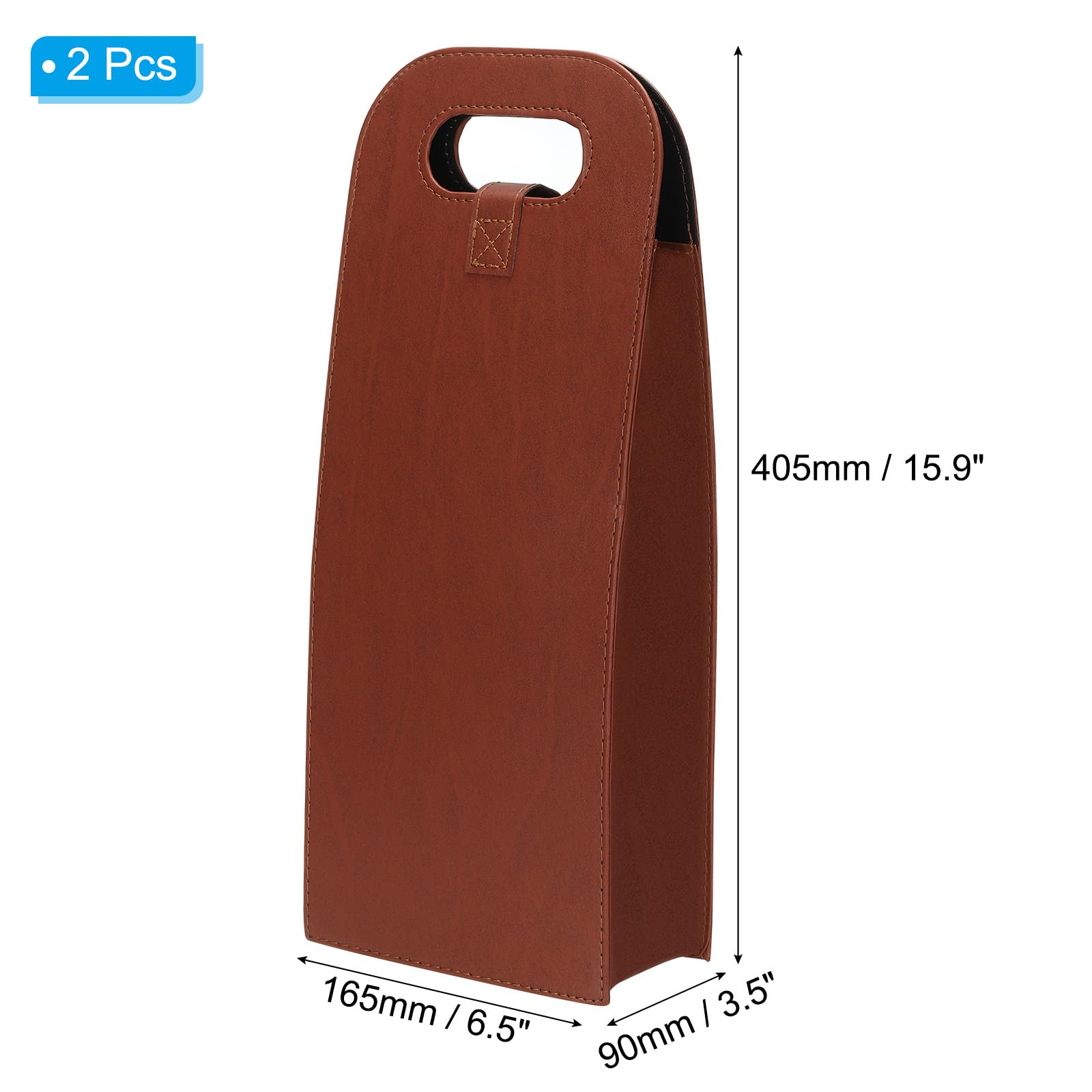 PATIKIL 2 Bottle Wine Gift Bag - Image 2
