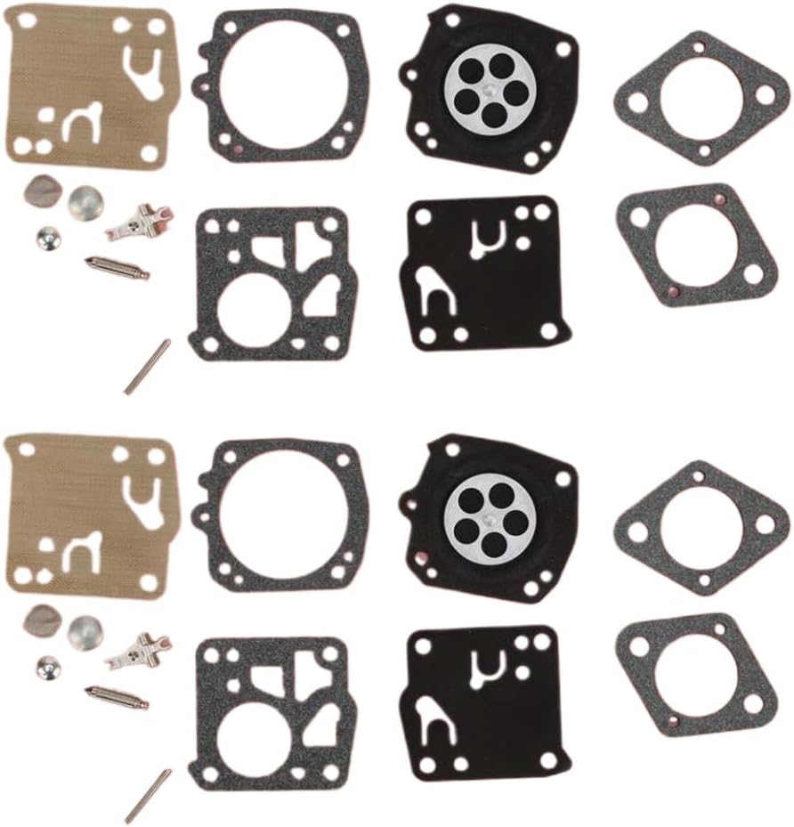 2 Sets Carburetor Membrane Repair Kit Replacement For Tillotson RK21 HS 040 041 040AV 041AV 045 051