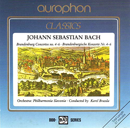 Bach J.S.-Brandenburgconcert 4,5,6 [Audio CD]