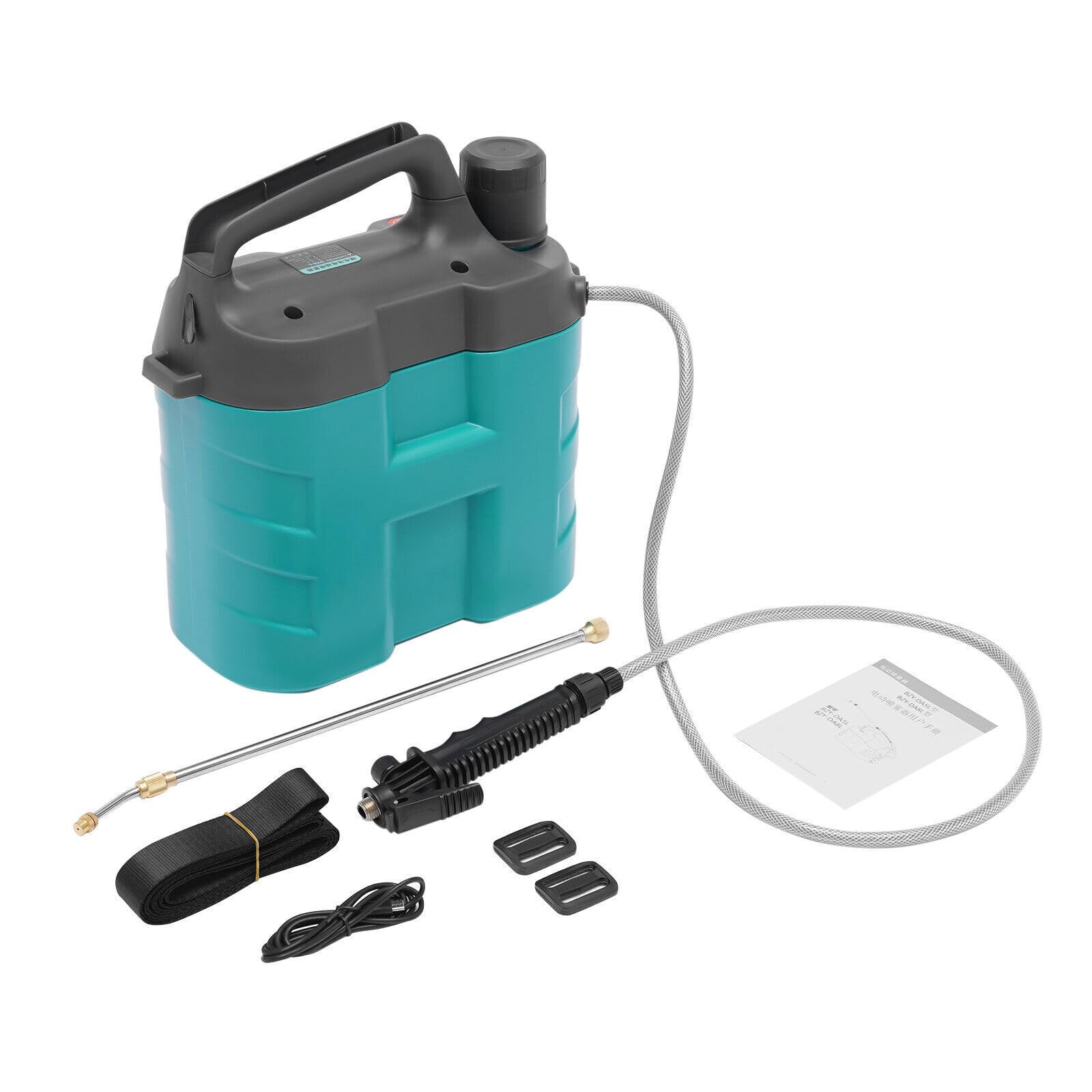 Elektryczny opryskiwacz ciśnieniowy 8 l/2,11gal, opryskiwacz ogrodowy, do ochrony roślin, mały spryskiwacz ciśnieniowy do czyszczenia, dezynfekcji