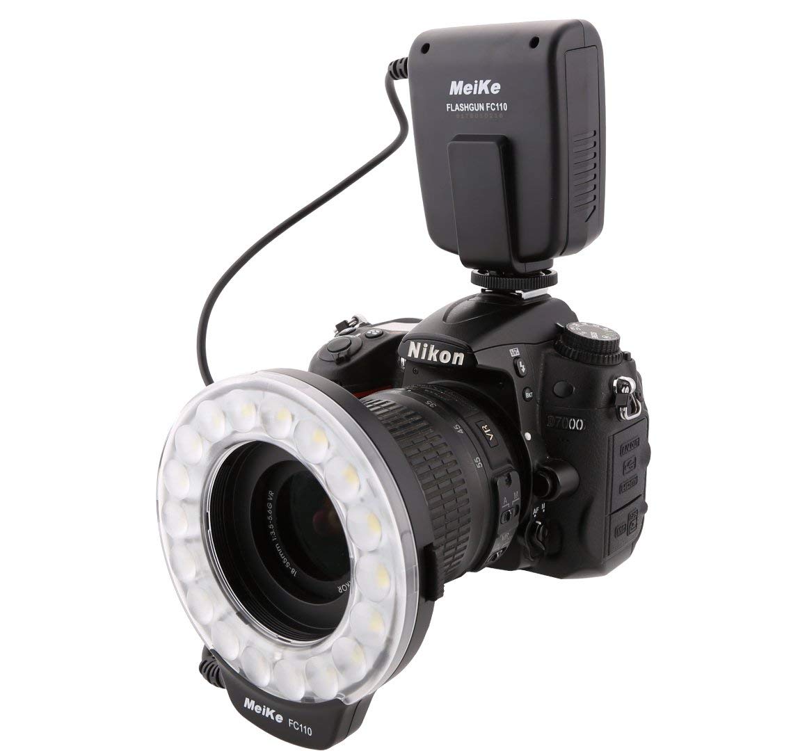 testo alt text: flash led marco per canon nikon pentax olympus