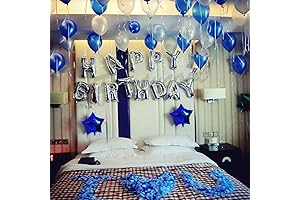 50Pcs Happy Birthday Balloon Decorations, Perfect for Your Twinkling Birthday Soiree